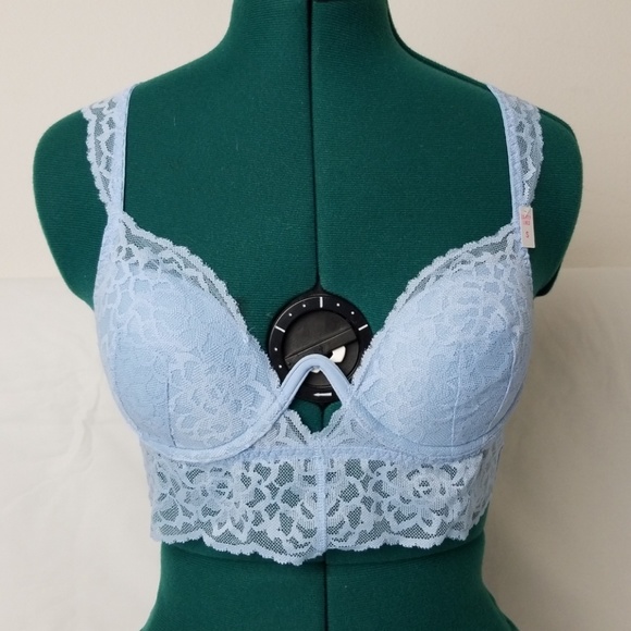PINK Victoria's Secret Other - PINK V.S. lace bralette baby blue size small